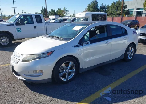 2012 Chevrolet Volt из США, поврежденный, VIN 1G1RB6E41CU103823